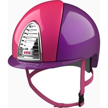 Kep Italia Cromo 2.0 Xc Mor Kiraz Kırmızısı Metal Detaylı Kros Binicilik Kaskı Large