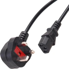 Deste Elektronik DST-7003 Power 3 x 0.75 mm Ingiliz Tip 1.5 Metre C7 Güç Kablosu