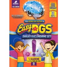 Easy Dikkati Güçlendirme Seti 3-6 Yaş B Kitapçığı