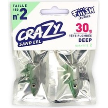 Fiiish Crazy Sandeel CSE150/2 CSE222 30GR Deep Jig Head