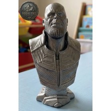 Craft 3d Atölye Thanos  Beton Büst/ Figür 10 Cm Boyunda( Paketi İle Beraber)