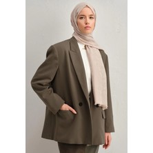 Armine Tencel Yün Monogram Desen Şal 05