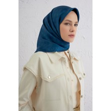 Armine Monogram Desenli Saf Ipek Twill Eşarp 9412D 06