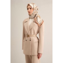 Armine Çiçek Desenli Saf İpek Sura Eşarp 9316D 81