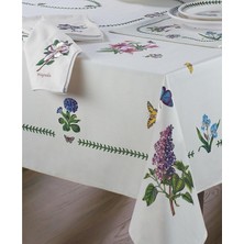 Teknocan Marketing Portmeirion Avanti Linens Botanic Garden 60X120 Masa Örtüsü, Fildişi