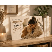 Sen Varsın Puzzle | Kişiye Özel Patili Dost Fotoğraflı A3 130 Parça Puzzle