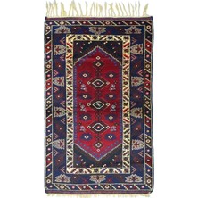 Kilim Co. El Dokuma Vintage Döşemealtı Halısı 130X200 cm (2.6 M²)