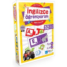 Teknocan Marketing BF111 Ingilizce Öğreniyorum Okul Öncesi Eğitici Oyun (52 Parça)
