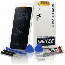 Tkgz - Oppo Realme C67 Uyumlu LCD Ekran Dokunmatik Reyze Servis LCD +B-7000 + Tamir Kiti
