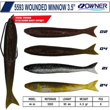 Owner 5593 Wounded Minnow 90MM