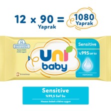Uni Baby Sensitive Islak Bebek Mendil 12X90