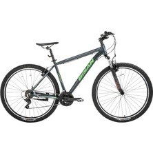 Bisan Atlas V - 26 Jant Dağ Bisikleti 17'' 43 cm (M) Kadro - Parlak Gri / Yeşil