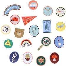 Teknocan Marketing - Kamp Die-Cut Stickers - 25 Adet
