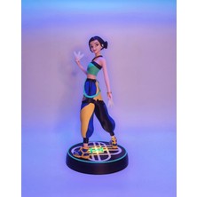 Axelon Kpop Demon Hunters Zoey Figürü 39 cm – Anime Koleksiyon Heykeli – Dekoratif Masaüstü Biblosu