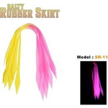 Fujin Rubber Skirt Düz Püskül Set #sr-11
