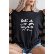 Velmora Fashion Unisex Oversize 24/1 Penye DTF Baskılı Tişört - DTF291