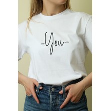 Velmora Fashion Unisex Oversize 24/1 Penye DTF Baskılı Tişört - DTF203