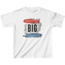 Tarz Yeri Unisex Çocuk Baskılı T-Shirt - Beyaz