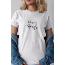 Velmora Fashion Unisex Oversize 24/1 Penye DTF Baskılı Tişört - DTF276