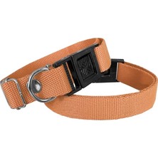 Köpek Tasması Dokuma 2 cm - Min: 30 cm - Max: 50 cm Turuncu