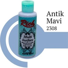 Rich Multi Surface 2306 Antik Mavi Akrilik Boya 120 cc