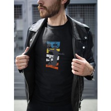 Mariposa Secret Erkek Özel Baskılı Modern Fit %100 Pamuk Bisiklet Yaka T-Shirt