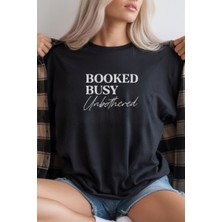 Velmora Fashion Unisex Oversize 24/1 Penye DTF Baskılı Tişört - DTF281