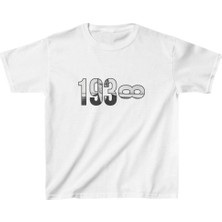 Tarz Yeri Unisex Çocuk Baskılı T-Shirt - Beyaz