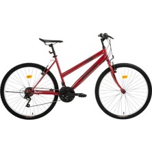 Bisan Discover - 26 Jant 42CM M Kadro Dağ Bisikleti - Metalik Kırmızı / Siyah