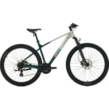 Bisan Bold 8.3 - 29 Jant 19'' 48CM (L - Xl) Kadro 24 Vites Dağ Bisikleti - Gri / Koyu Yeşil Krom