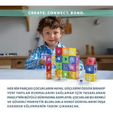 Teknocan Marketing Magly Ball Run Parkur Oyunu – Çocuklar Için Renkli 3 Boyutlu 101 Parça Yapı Seti - Manyetikler ve Yollar
