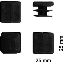 Kare Profil Iç Tapa 25X25 mm 4 Adet