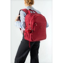 571 Collections Çanta Ultra Hafif Çok Cepli Orta Boy Sırt çantası Kırmızı Model: (571-3K)