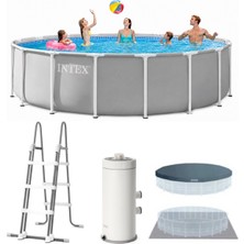 Intex 26726 457X122CM Premium Prefabrik Havuz Seti 220V Filtreli