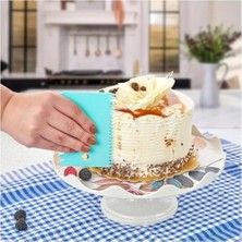 3'lü Pasta Dekoratör Kesme Şekillendirme Sürme Seti - Pasta Hazırlama Aracı