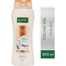 Komili Feeling Spa Vanilya Duş Jeli - Yoğun Nemlendirme - Vegan - 500 ml