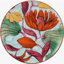 Vista Alegre Lotus Turuncu Porselen Petit Four Tabağı 16 cm