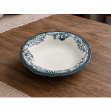 Porser Porselen Velour Antrasit Fulya Bowl Kase 26CM Tekli