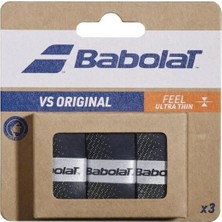 Babolat Vs Original 3lü Overgrip Tenis Gribi Siyah-Sarı 653040-YL