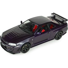 Solido S4318201 1/43 Nissan Skyline Gt-R (BNR34) With Nısmo Parts – Midnight Purple – 2005