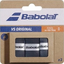 Babolat Vs Original 3lü Overgrip Tenis Gribi Siyah-Mavi 653040-BL