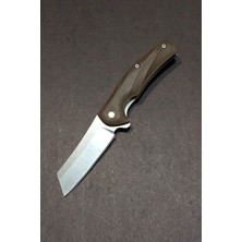 Aktürk Imzalı 16 cm 4116 Çelik Klipsli Kahverengi Cep Çakısı