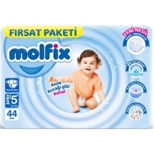 Molfix Bebek Bezi Fırsat Paketi 5+ Beden 13-20 kg 44 Adet