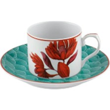 Vista Alegre Lotus Turuncu Porselen Çay Fincanı 200 ml