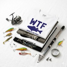 Balıkçılık Temalı Tişört - Calm Down And Fish Tshirt