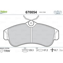 Valeo Ön Fren Balata Nıssan Prımera 1.6l GA16DE P11 97-98
