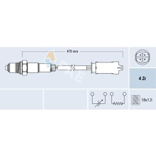 FAE Oksıjen Sensoru Kat. Sonrası Bmw N42 N46 E46 E53