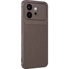 Aletools   Huawei Honor 600 Auto Focus Karbon Kapak - Gri