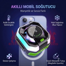 Bunnys Apple iPhone 13 Mini Uyumlu Buz Soğutucu Fan Telefon Tablet Yeni Nesil Hızlı Soğutma
