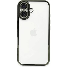 Aletools   iPhone 16 Plus Kılıf  Lensli Silikon - Yeşil